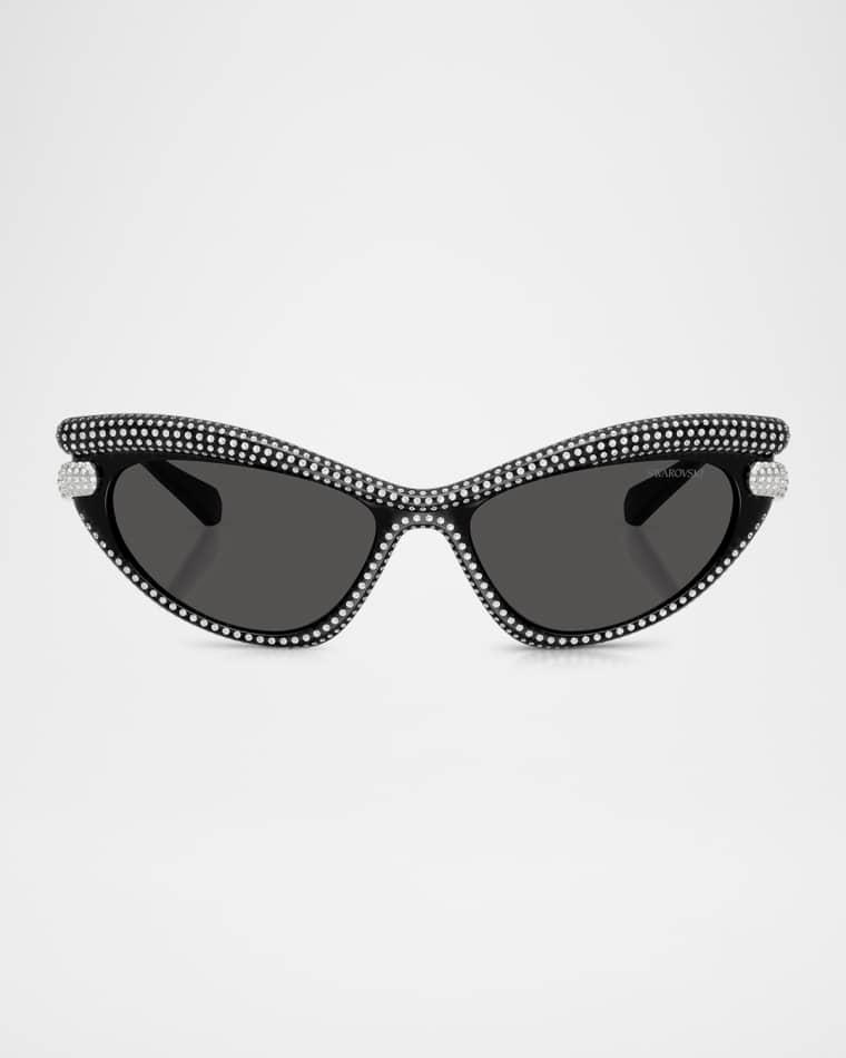 SK6038 Cat-Eye Embellished Sunglasses by SWAROVSKI
