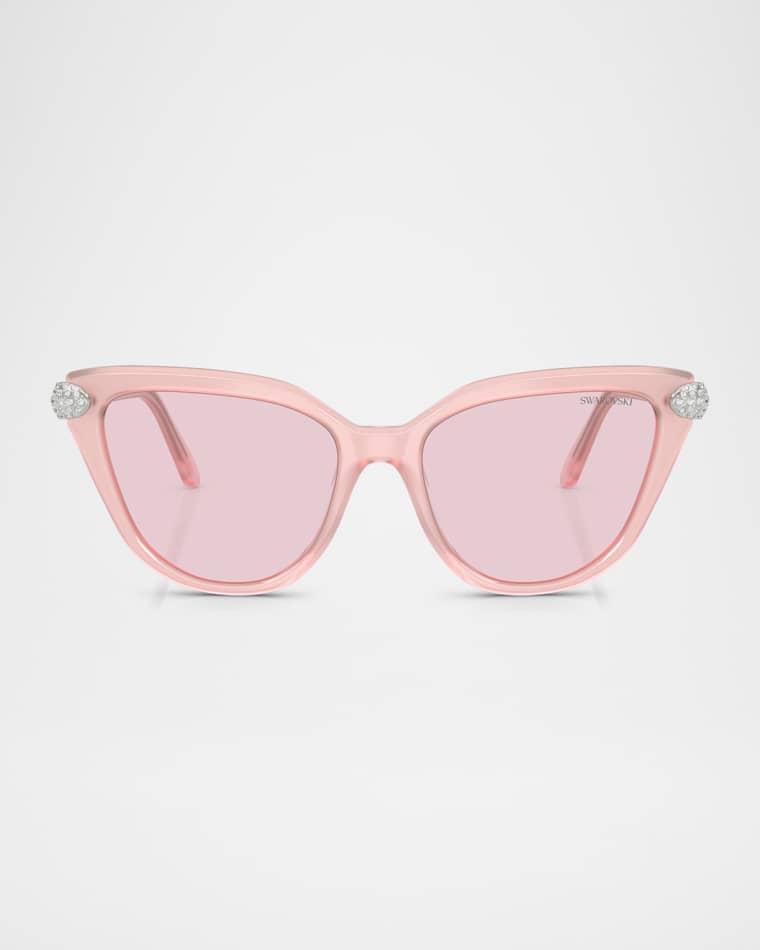 SK6039 Cat-Eye Acetate Sunglasses by SWAROVSKI