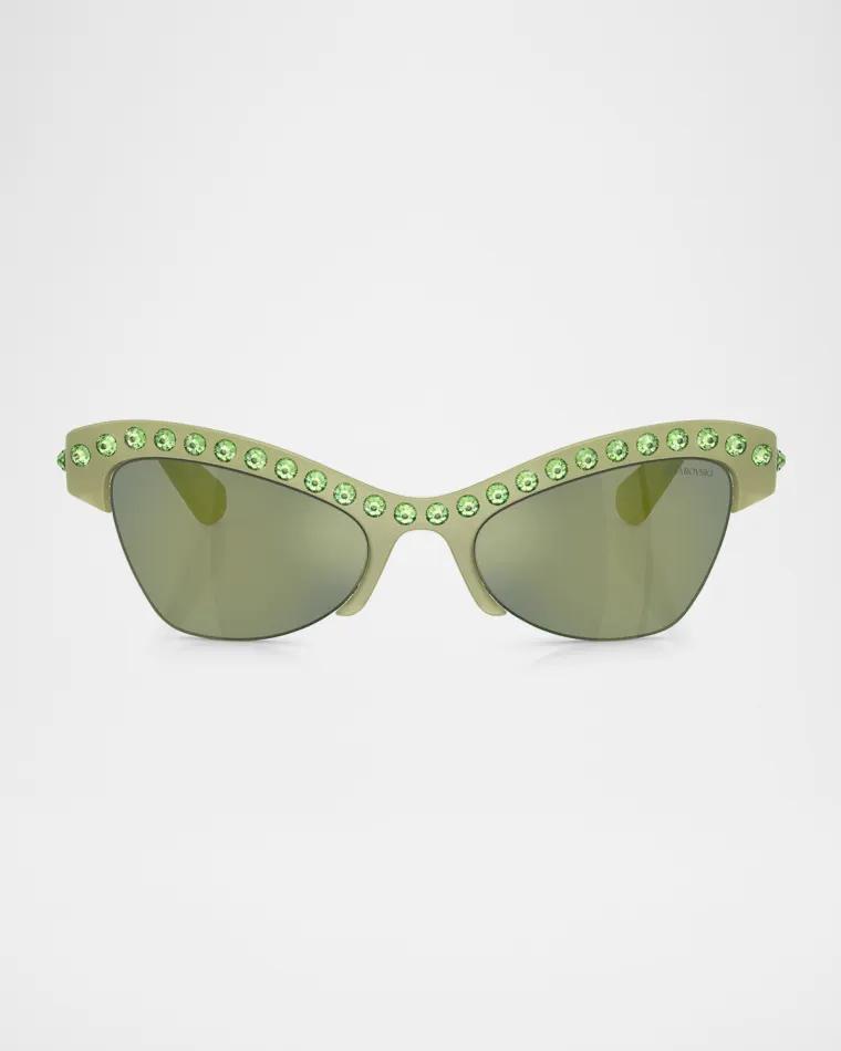 SK6043 Butterfly Embellished Sunglasses by SWAROVSKI
