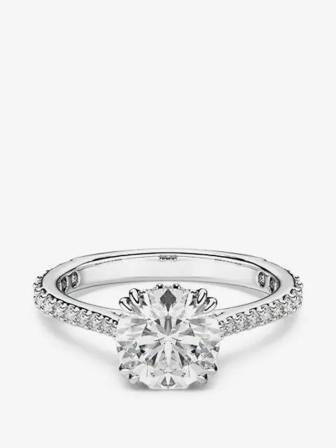Stilla crystal-embellished solitaire ring by SWAROVSKI