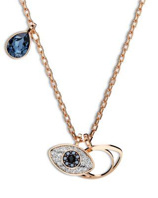 Symbolica Crystal Evil Eye Pendant Necklace by SWAROVSKI