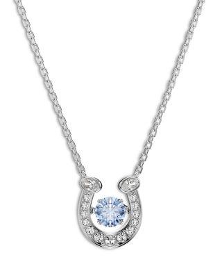 Symbolica Crystal & Cubic Zirconia Horseshoe Pendant Necklace by SWAROVSKI
