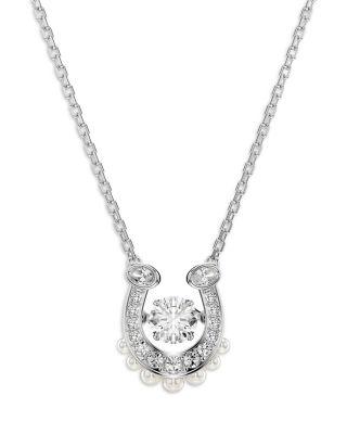 Symbolica Mixed Stone Horseshoe Pendant Necklace by SWAROVSKI