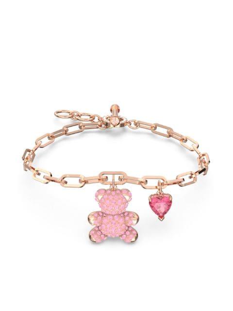 Teddy crystal-embellished bracelet by SWAROVSKI