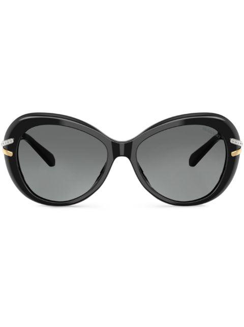 crystal-embellished oversize sunglasses by SWAROVSKI