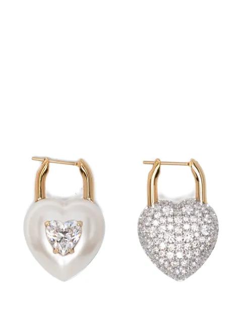 heart-shape earrings by SWAROVSKI