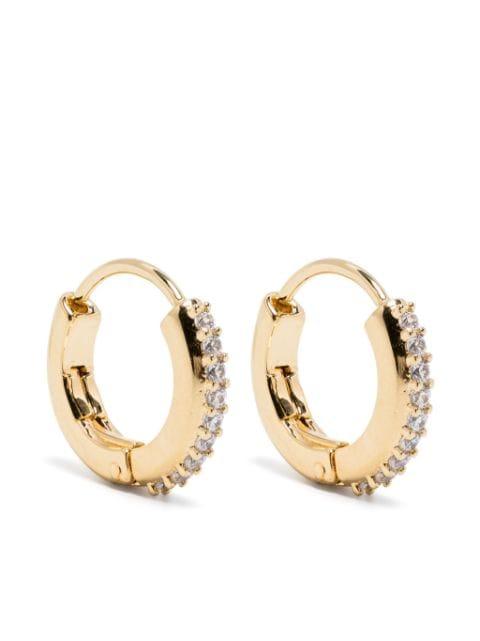 mini Matrix hoop earrings by SWAROVSKI