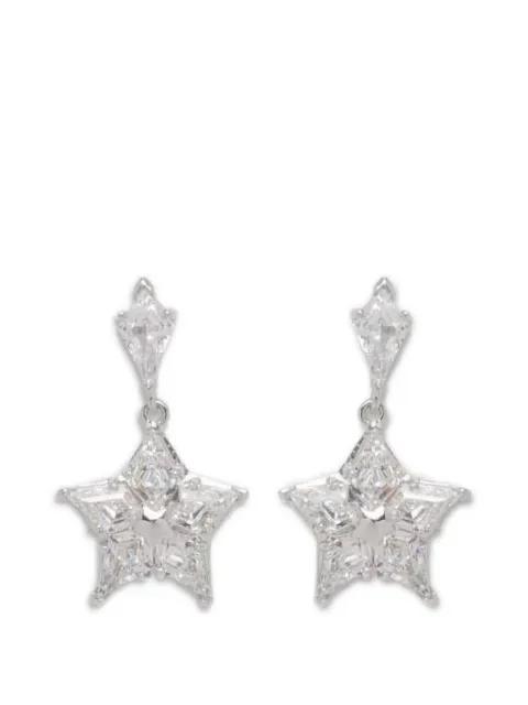 star-drop earrings by SWAROVSKI