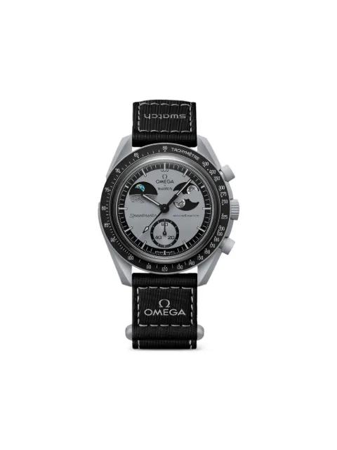 x Omega Mission To Earthphase 42mm watch by SWATCH