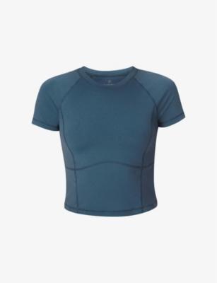 All Day Cropped Stretch-Woven T-Shirt by SWEATY BETTY All Day Cropped Stretch-Woven T-Shirt by SWEATY BETTY