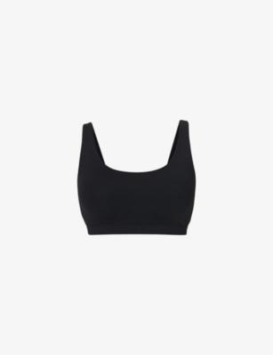 All Day Scoop-Neck Stretch-Woven Bralette by SWEATY BETTY