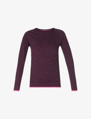 Animal Crew Neck Base Layer Ski Top by SWEATY BETTY