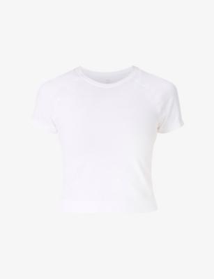 Athlete Seamless Stretch-Woven T-Shirt by SWEATY BETTY