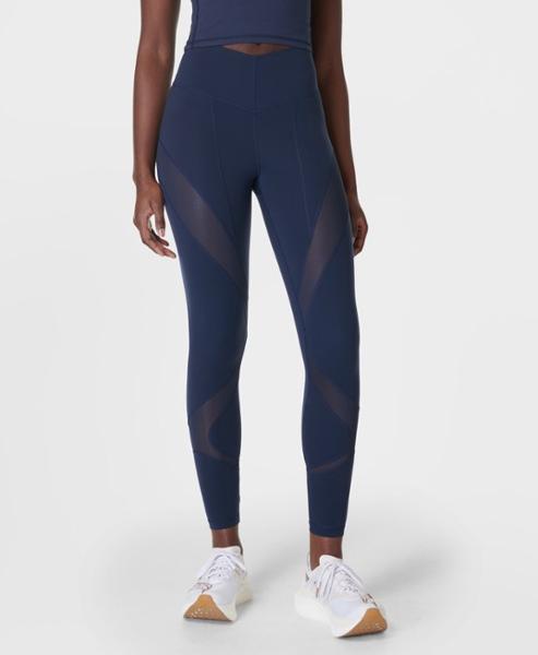 Mesh 7/8 Workout Leggings by SWEATY BETTY
