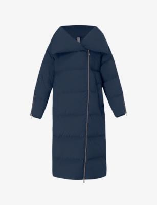 Nimbus Cloud Longline Shell-Down Puffer Coat by SWEATY BETTY