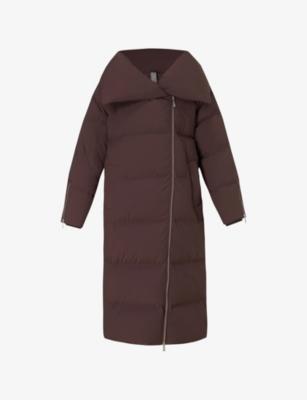 Nimbus Cloud Longline Shell-Down Puffer Coat by SWEATY BETTY
