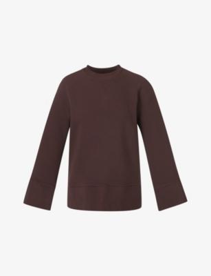 Peaceful Ribbed Cotton-Blend Jersey Sweatshirt by SWEATY BETTY