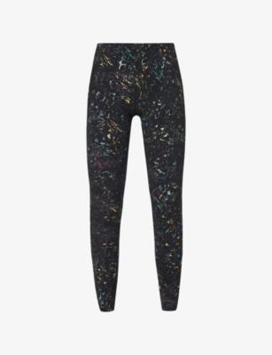 Power 7/8 Foil Workout Leggings by SWEATY BETTY