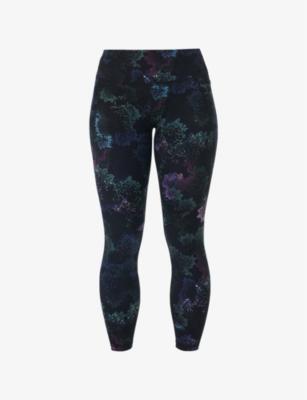 Power Canopy-Print Workout Stretch-Woven Leggings by SWEATY BETTY