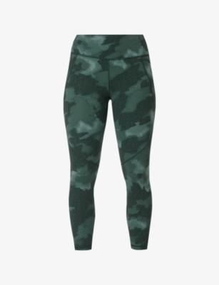 Power Graphic-Print High-Rise Stretch-Jersey Leggings by SWEATY BETTY