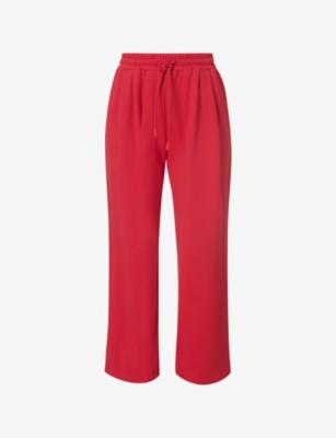 Revive Wide-Leg Cotton-Blend Jogging Bottoms by SWEATY BETTY