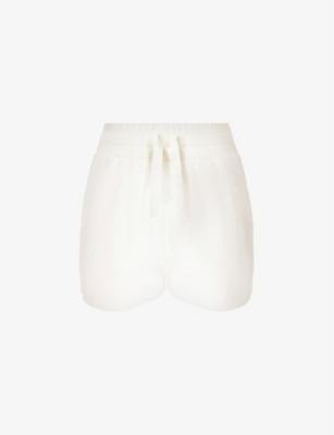 Revive relaxed-fit high-rise cotton and recycled polyester-blend shorts by SWEATY BETTY