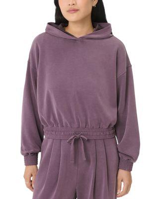 Sand Wash Cloud Crop Hoodie by SWEATY BETTY