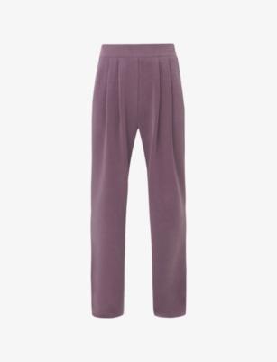 Sand-Wash Wide-Leg Stretch-Modal Trousers by SWEATY BETTY