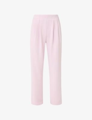 Sand-Wash Wide-Leg Stretch-Modal Trousers by SWEATY BETTY