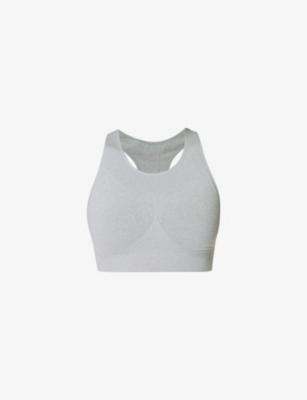 Stamina Seamless Stretch-Woven Sports Bra by SWEATY BETTY