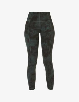 Super Soft graphic-print stretch-jersey yoga leggings by SWEATY BETTY