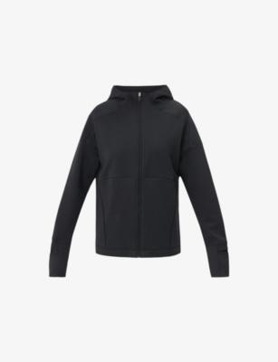 Tempo Train Zip-Up Cotton-Blend Hoodie by SWEATY BETTY