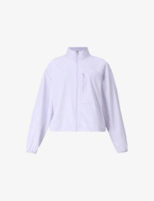 Training Funnel-Neck Stretch-Woven Shell Jacket by SWEATY BETTY