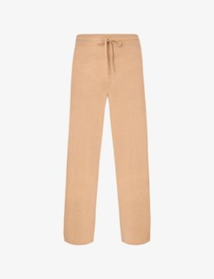 Wide-Leg Elasticated-Waist Cashmere Trousers by SWEATY BETTY