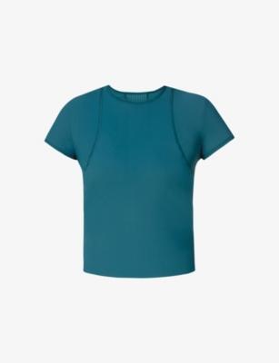 Zero Gravity Race Fit Stretch-Woven T-Shirt by SWEATY BETTY