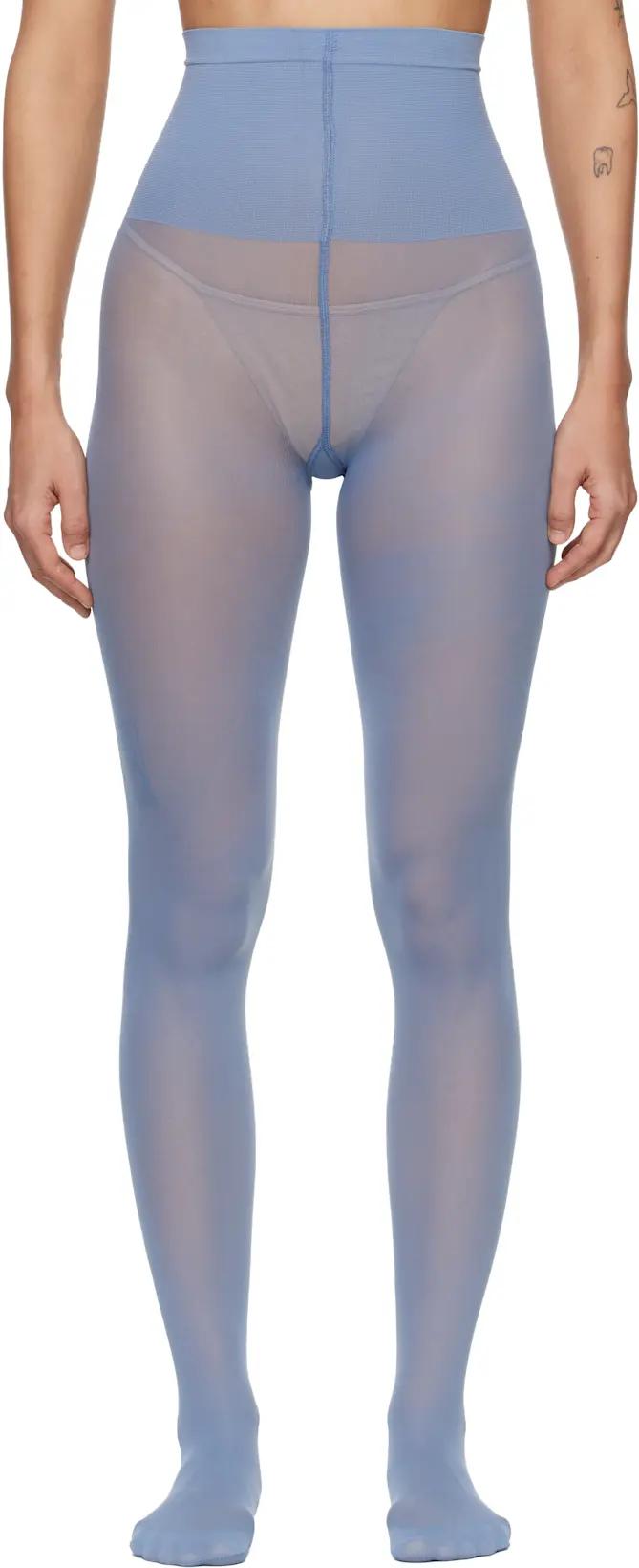 Blue Svea Premium Tights by SWEDISH STOCKINGS