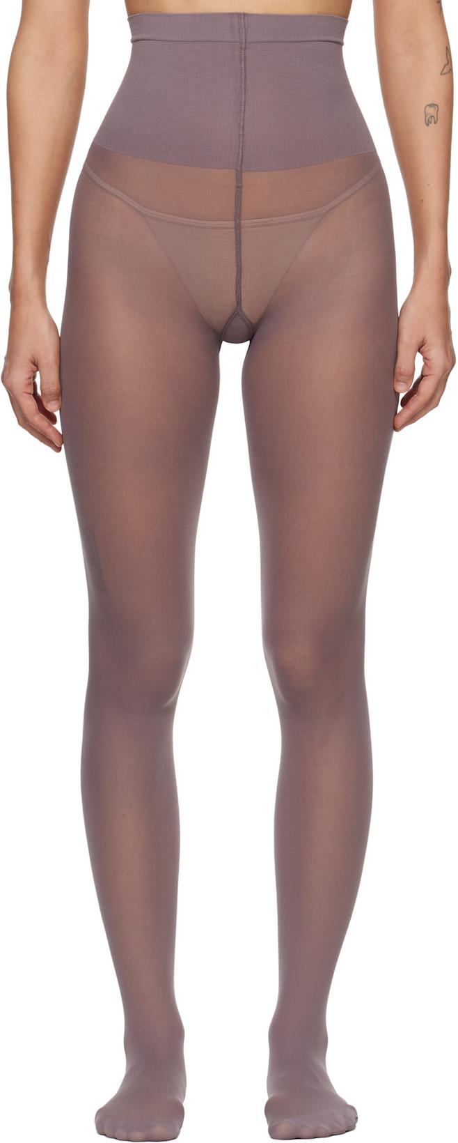 Gray Svea Premium Tights by SWEDISH STOCKINGS
