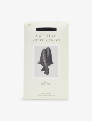 Lo Lace 40 Denier Stretch-Knit Tights by SWEDISH STOCKINGS