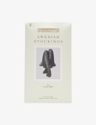 Lo Lace 40 Denier Stretch-Knit Tights by SWEDISH STOCKINGS
