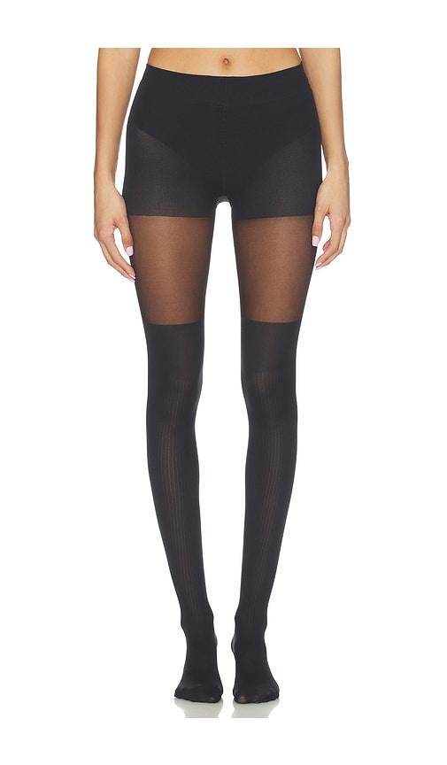 SWEDISH STOCKINGS Dagmar Over The Knee Tights in Black by SWEDISH STOCKINGS