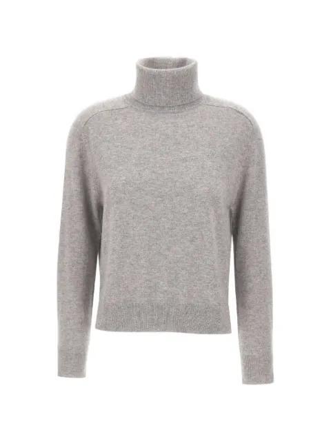 ribbed-turtleneck cashmere sweater by SWEET CASHMERE