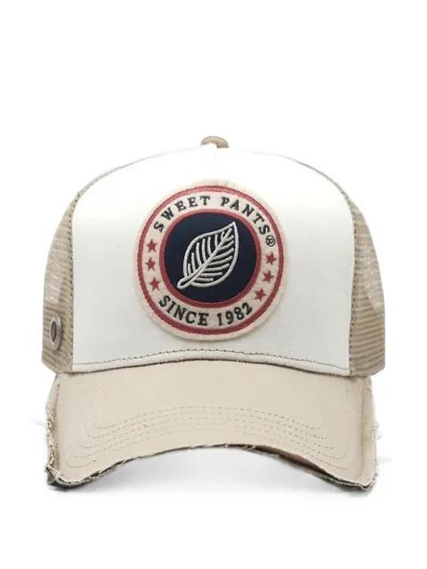Home Run logo-patch mesh-panel cap by SWEET PANTS