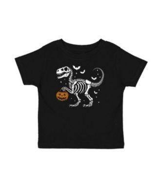 Boys' Dinosaur Skeleton Halloween Short Sleeve T-Shirt - Baby by SWEET WINK