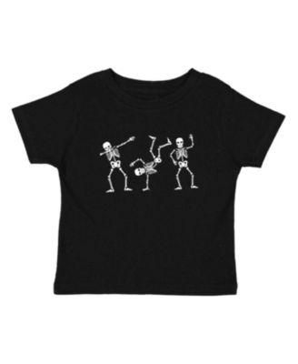 Boys' Glow In The Dark Silly Skelly Halloween Short Sleeve T-Shirt - Baby by SWEET WINK
