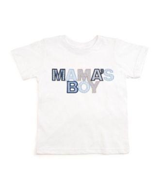 Boys' Mama's Boy Patchwork Short Sleeve T-Shirt - Baby by SWEET WINK
