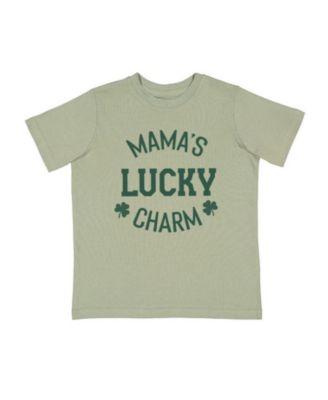 Boys' Mama's Lucky Charm St. Patrick's Day Short Sleeve T-Shirt - Little Kid by SWEET WINK