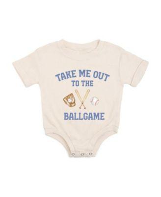Boys' Take Me Out To The Ballgame Short Sleeve Romper - Baby by SWEET WINK