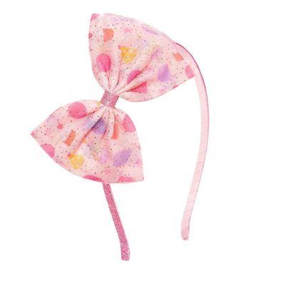 Girl Birthday Party Tulle Bow Headband - Little and Big Kid by SWEET WINK