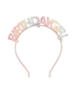 Girl Pastel Rainbow Birthday Girl Headband - Little Kid by SWEET WINK