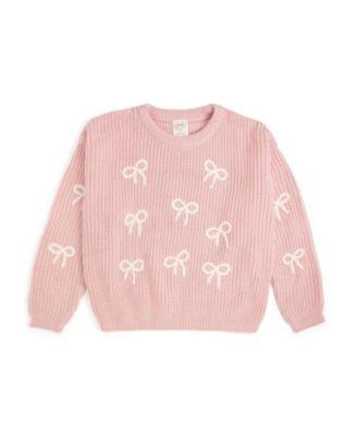 Girls' All Over Bows Knit Sweater - Baby by SWEET WINK